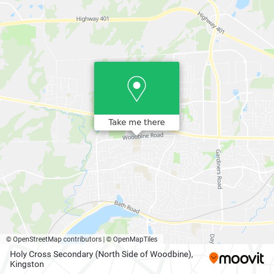 Holy Cross Secondary (North Side of Woodbine) map