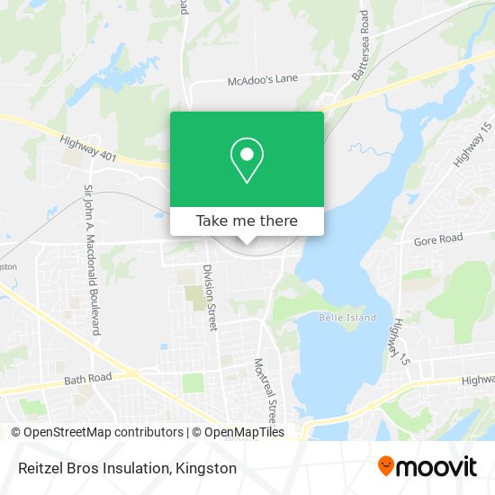 Reitzel Bros Insulation map