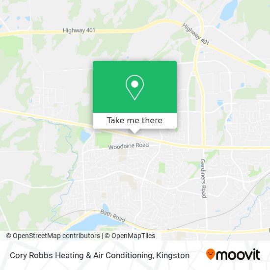 Cory Robbs Heating & Air Conditioning map