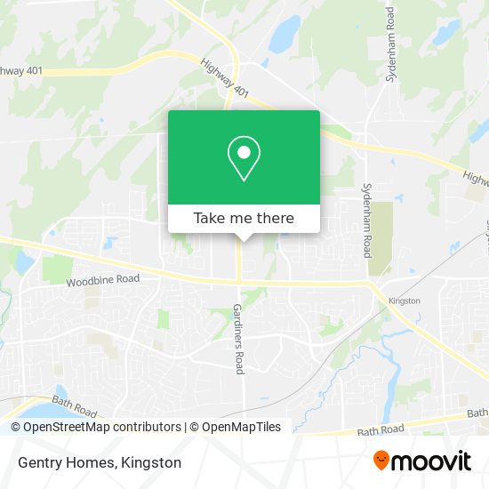 Gentry Homes map