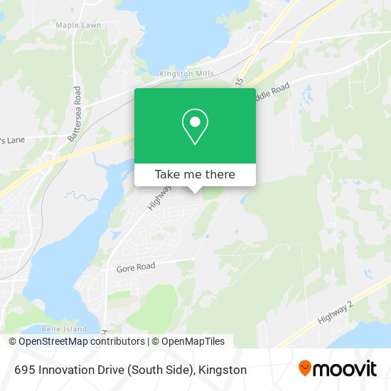 695 Innovation Drive (South Side) map