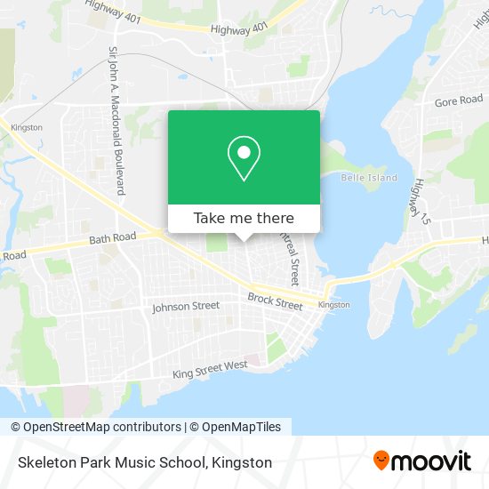 Skeleton Park Music School map