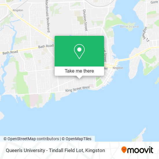 Queen's University - Tindall Field Lot plan