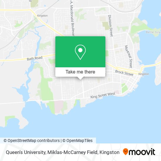 Queen's University, Miklas-McCarney Field plan