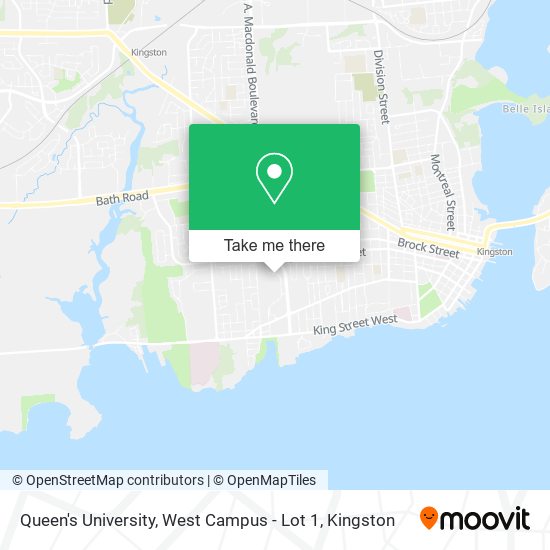 Queen's University, West Campus - Lot 1 map