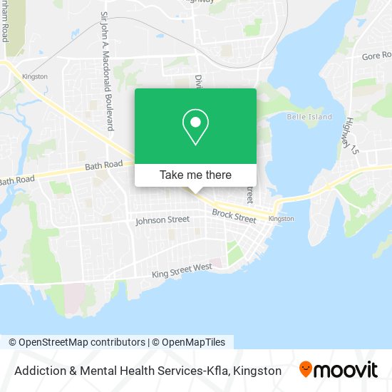 Addiction & Mental Health Services-Kfla map