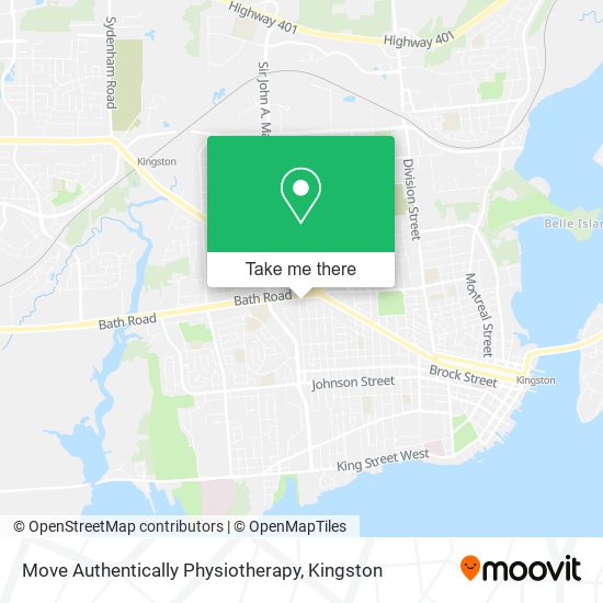 Move Authentically Physiotherapy map
