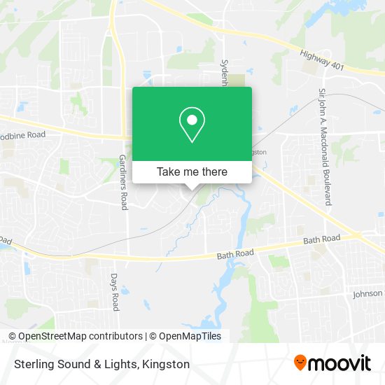 Sterling Sound & Lights map