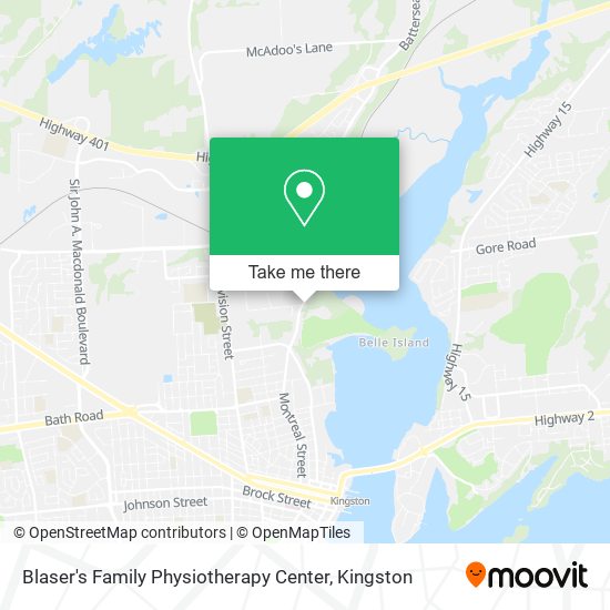 Blaser's Family Physiotherapy Center map