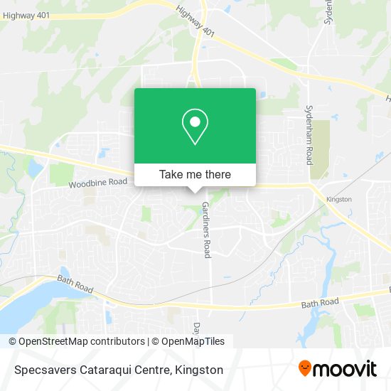 Specsavers Cataraqui Centre plan