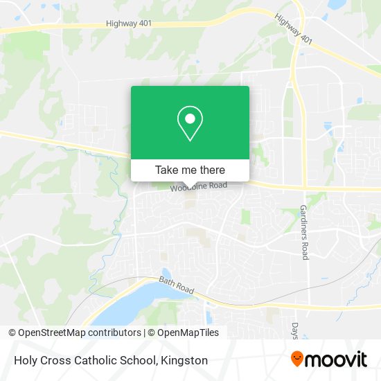 Holy Cross Catholic School map