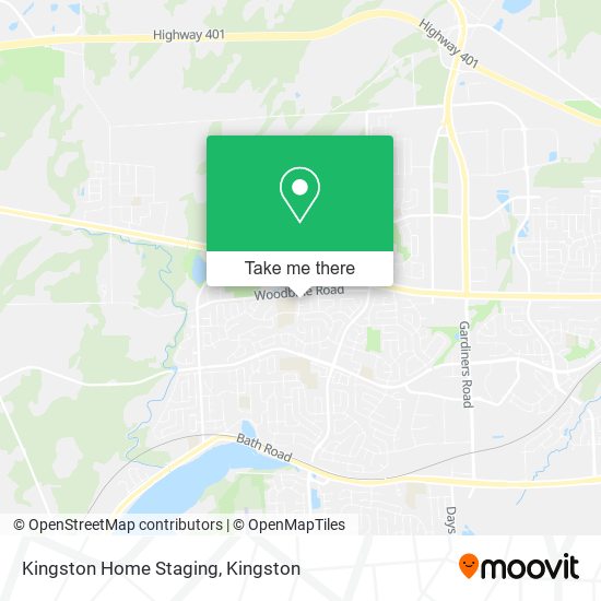 Kingston Home Staging map