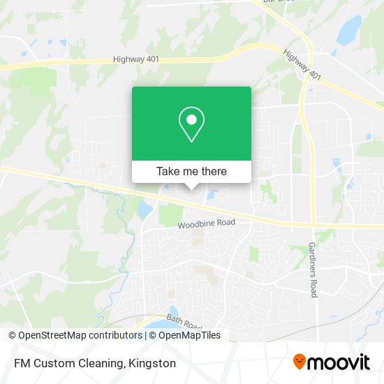 FM Custom Cleaning map