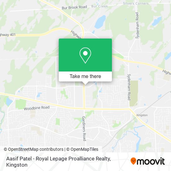 Aasif Patel - Royal Lepage Proalliance Realty map