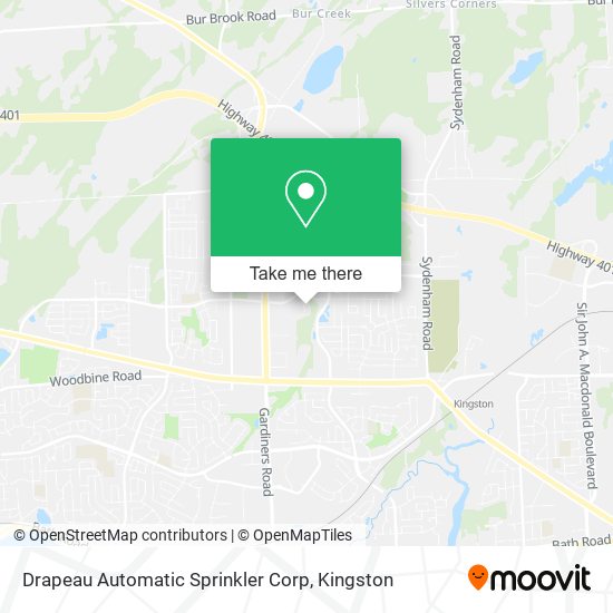 Drapeau Automatic Sprinkler Corp map