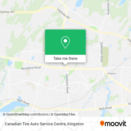 Canadian Tire Auto Service Centre map