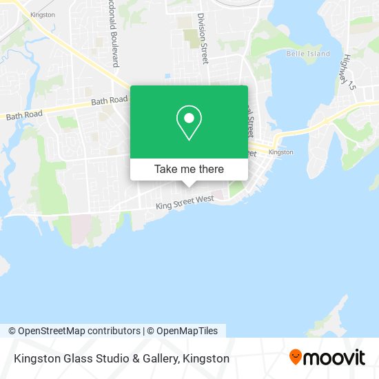 Kingston Glass Studio & Gallery map