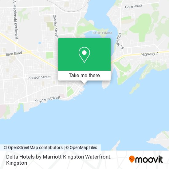 Delta Hotels by Marriott Kingston Waterfront map
