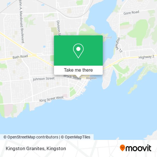Kingston Granites map