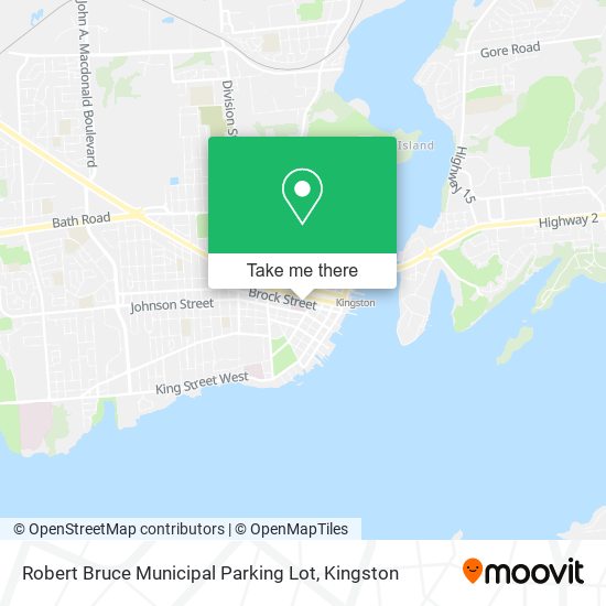 Robert Bruce Municipal Parking Lot map