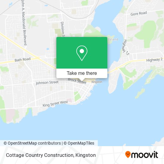 Cottage Country Construction map