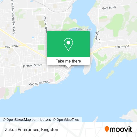 Zakos Enterprises map