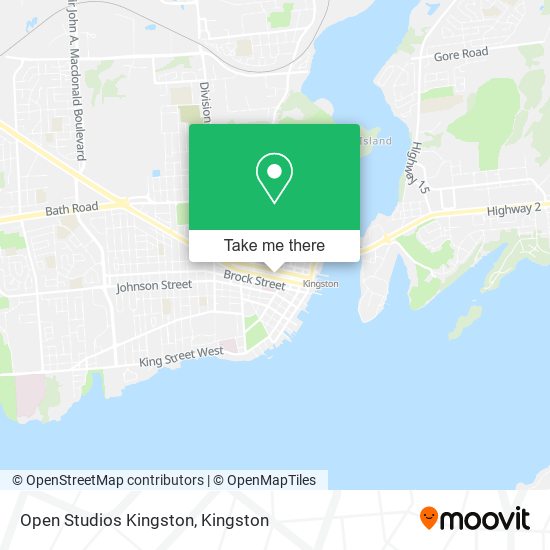 Open Studios Kingston map