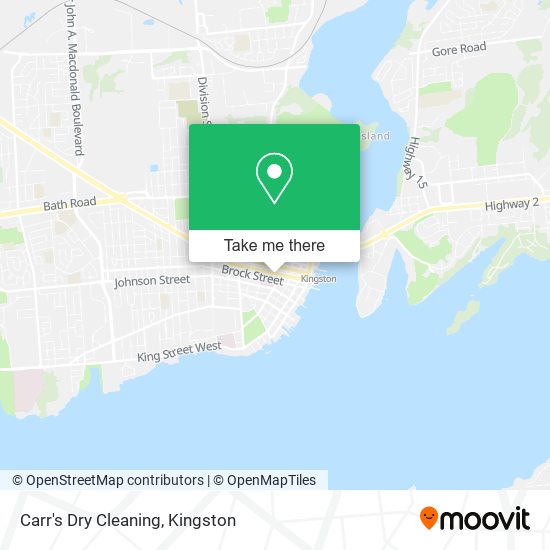 Carr's Dry Cleaning map