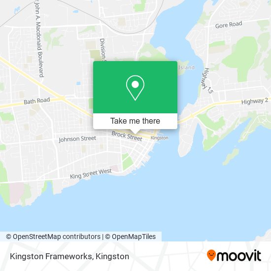 Kingston Frameworks map