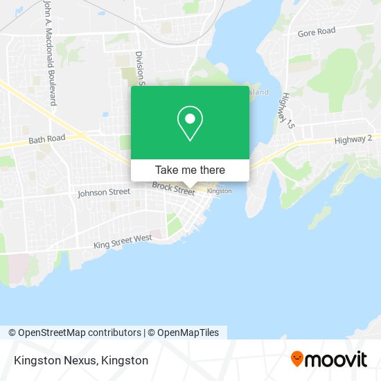 Kingston Nexus map