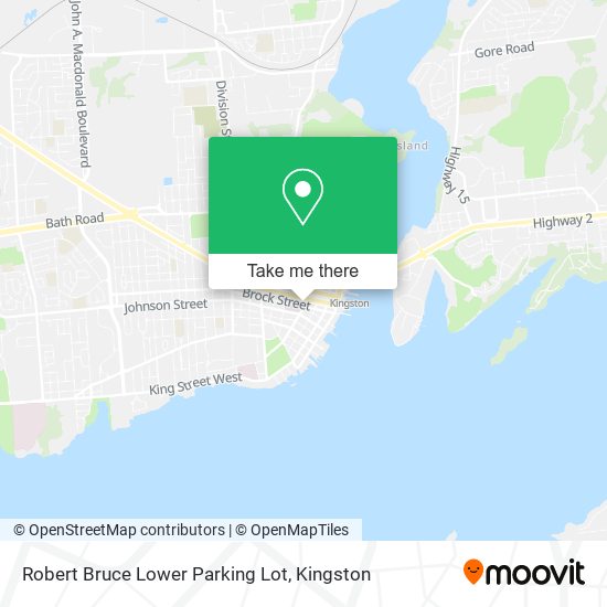 Robert Bruce Lower Parking Lot map