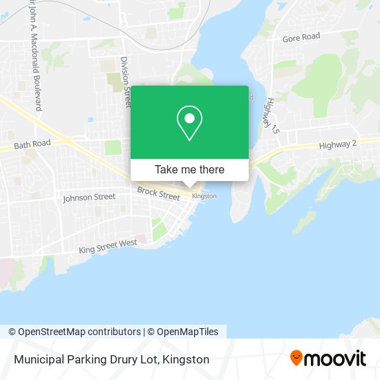 Municipal Parking Drury Lot map
