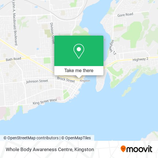 Whole Body Awareness Centre map
