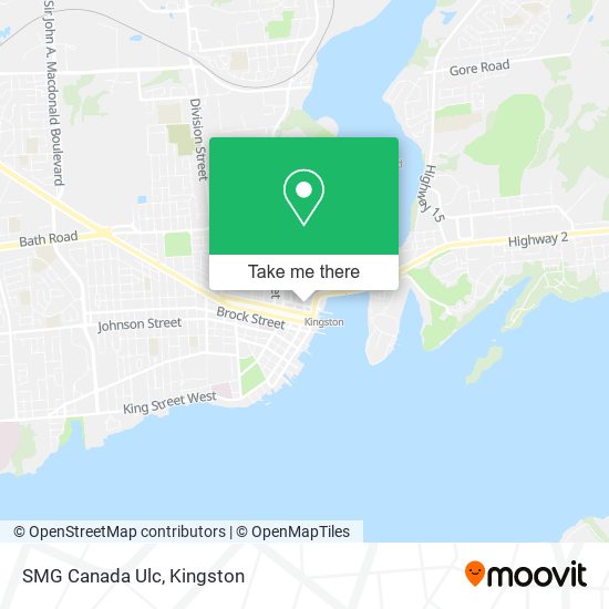 SMG Canada Ulc map