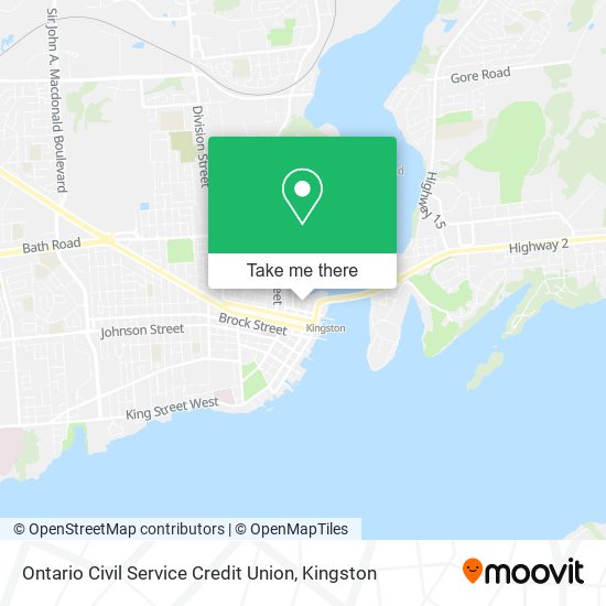 Ontario Civil Service Credit Union map