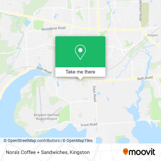 Nora's Coffee + Sandwiches map