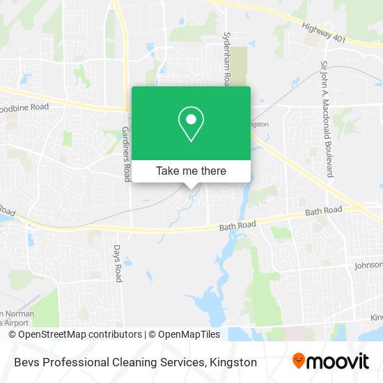 Bevs Professional Cleaning Services map