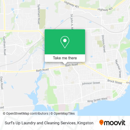 Surf's Up Laundry and Cleaning Services map