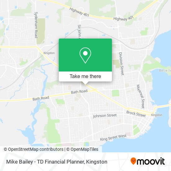 Mike Bailey - TD Financial Planner map