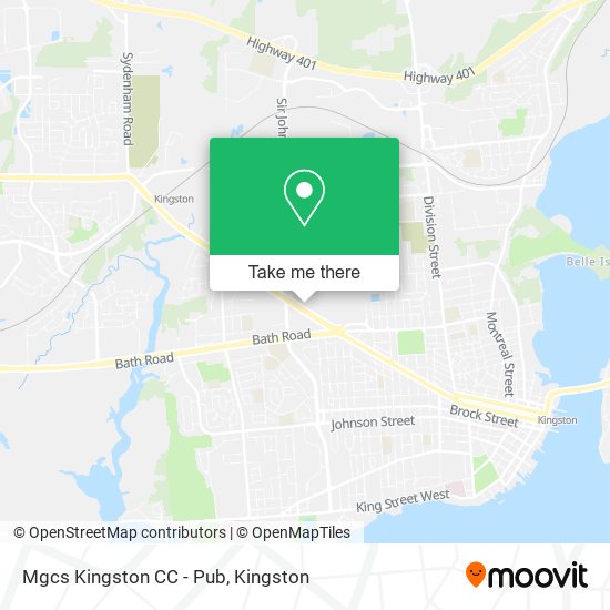 Mgcs Kingston CC - Pub map