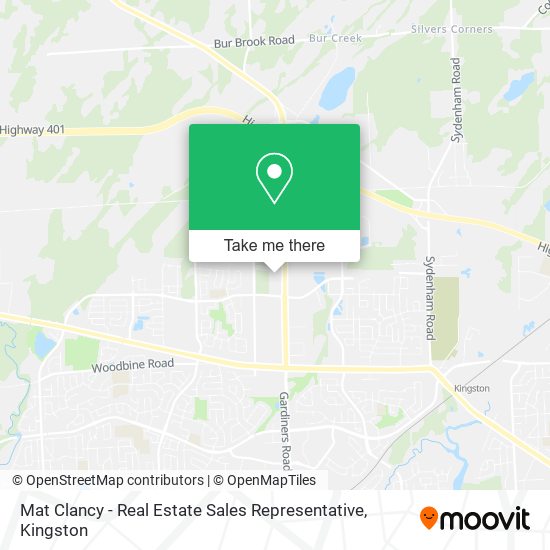 Mat Clancy - Real Estate Sales Representative map