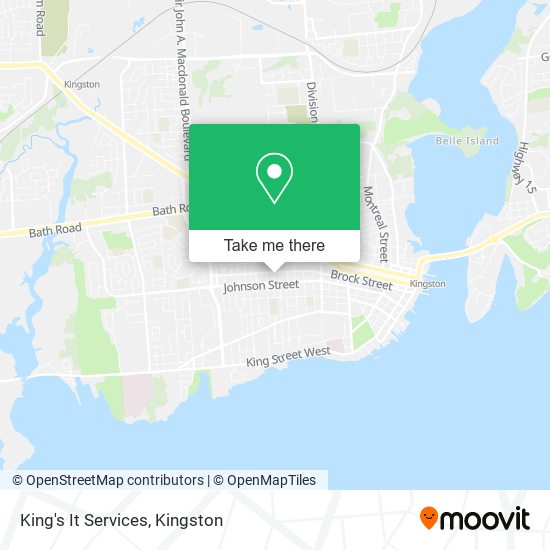 King's It Services map