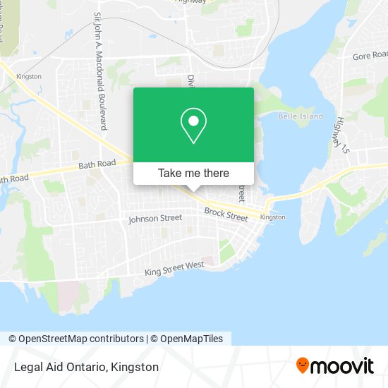 Legal Aid Ontario map