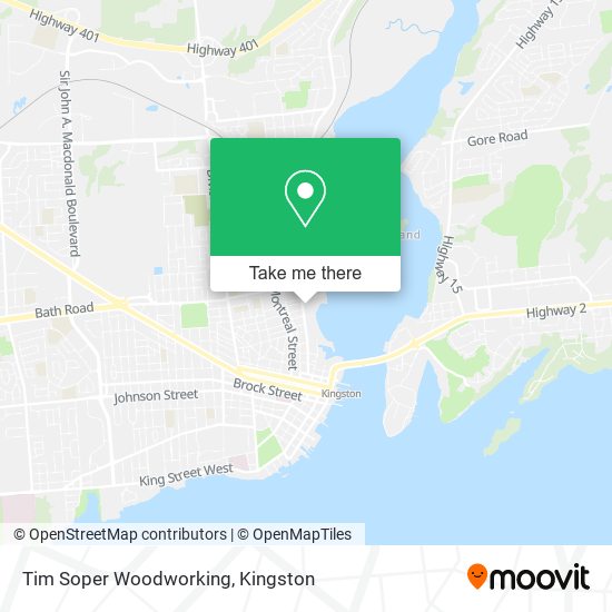 Tim Soper Woodworking map