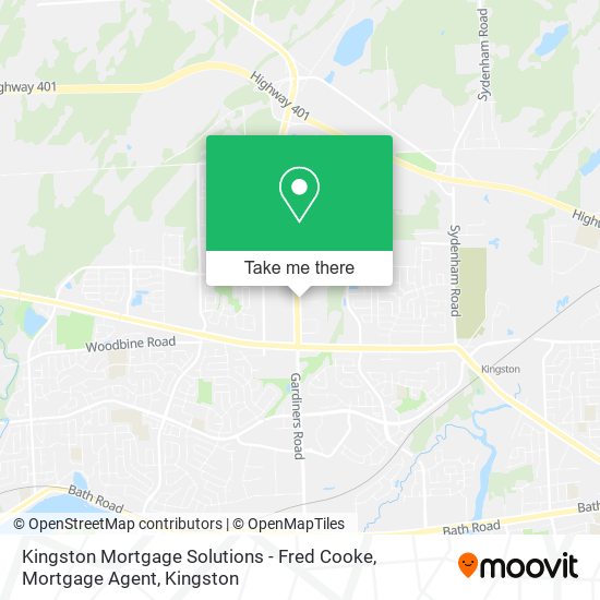 Kingston Mortgage Solutions - Fred Cooke, Mortgage Agent map