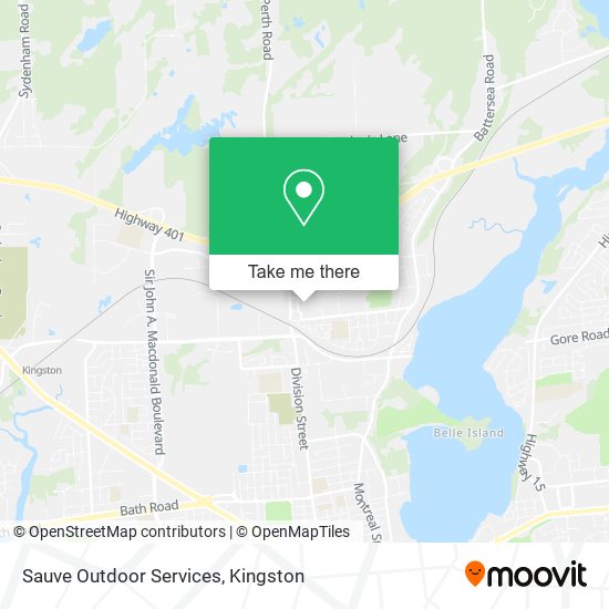 Sauve Outdoor Services map