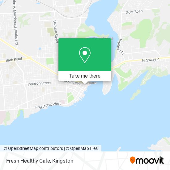 Fresh Healthy Cafe map