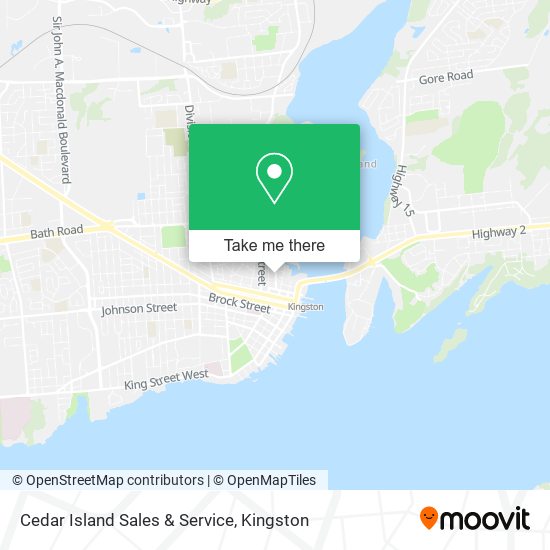 Cedar Island Sales & Service map