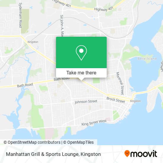 Manhattan Grill & Sports Lounge map