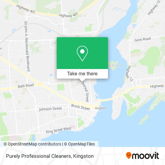 Purely Professional Cleaners map